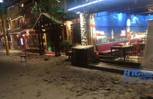 九寨沟地震受损的房屋 九寨沟地震受损的房屋